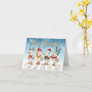 Merry Ducksmas Christmas Greeting Card