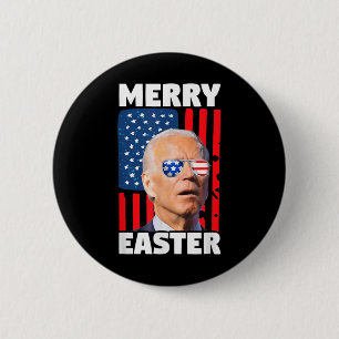 Merry Easter President 4th Of July American 6 Cm Round Badge