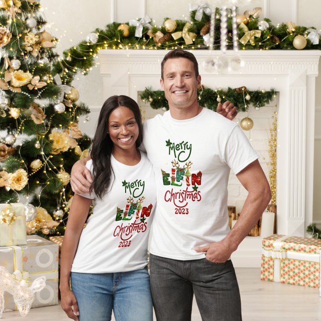 Merry Elfin Christmas Unisex Basic T-Shirt (Creator Uploaded)