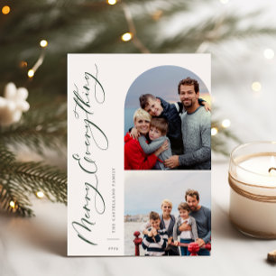 Merry Everything 2 Photo Family Holiday Card