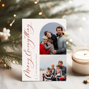 Merry Everything 2 Photo Family Holiday Card