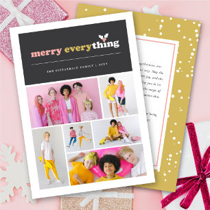 Merry Everything Christmas Holiday Photo Card