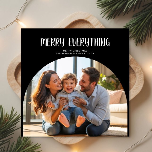 Merry Everything Family Christmas Card (Creator Uploaded)