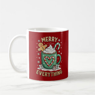Merry Everything Gingerbread Christmas Xmas Coffee Mug