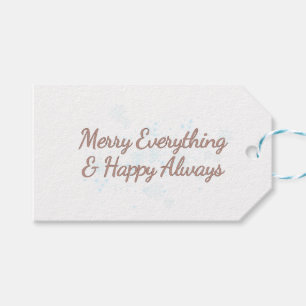 Merry Everything & Happy Always, holiday warmth, Gift Tags