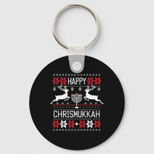 Merry Everything - Happy Chrismukkah  Key Ring