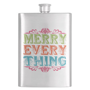 Merry Everything Hip Flask