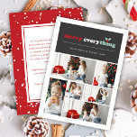 Merry Everything Mod Colour Blocks Mistletoe Photo Holiday Card<br><div class="desc">Designed by fat*fa*tin. Easy to customise with your own text,  photo or image. For custom requests,  please contact fat*fa*tin directly. Custom charges apply.

www.zazzle.com/fat_fa_tin
www.zazzle.com/color_therapy
www.zazzle.com/fatfatin_blue_knot
www.zazzle.com/fatfatin_red_knot
www.zazzle.com/fatfatin_mini_me
www.zazzle.com/fatfatin_box
www.zazzle.com/fatfatin_design
www.zazzle.com/fatfatin_ink</div>
