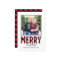 Merry Everything Rustic Red Buffalo Plaid Photo