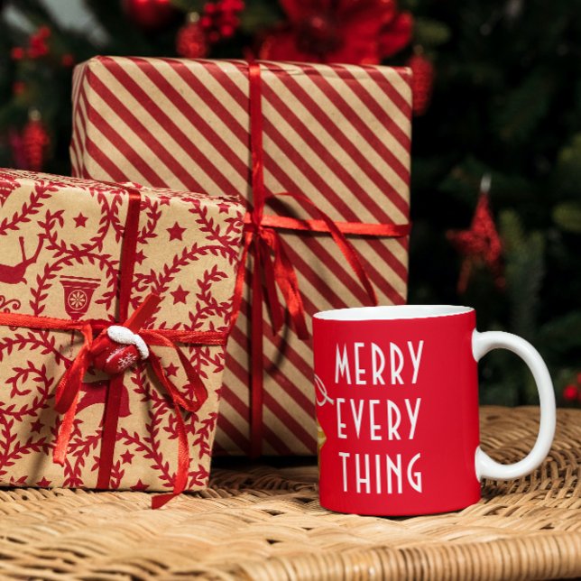 Merry Everything Star Ornament Christmas  Coffee Mug (Creator Uploaded)