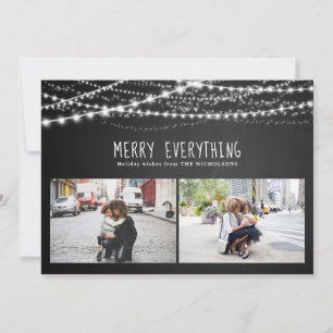 Merry Everything Typography Holiday Photo