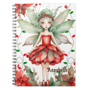Merry Fairy Christmas Notebook