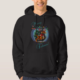 Merry Fishmas 347 Hoodie