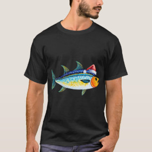 Merry Fishmas Bass Fisherman T-Shirt
