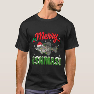 Merry Fishmas Christmas Fish lover  T-Shirt