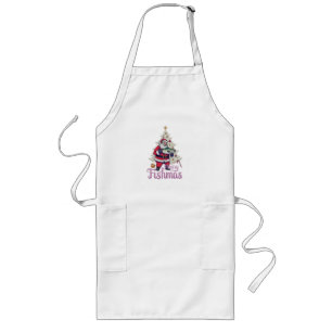 Merry Fishmas: Cool Fishing Fun with Santa Claus  Long Apron