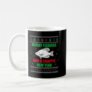 Merry Fishmas Fish Fishing Fisherman Ugly Christma Coffee Mug