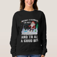 Merry Fishmas Funny Fish Fishing Fisherman Xmas