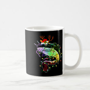 Merry Fishmas Santa Fishing Lovers Funny Fisherman Coffee Mug