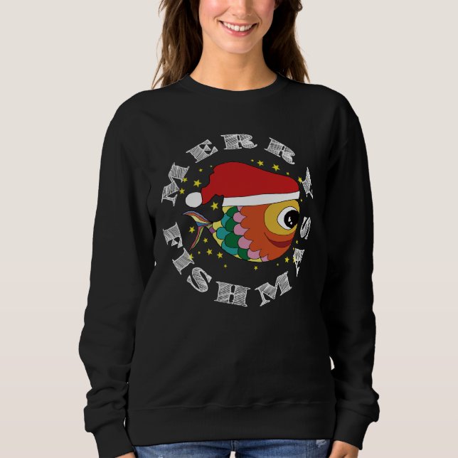 Merry Fishmas Sweatshirt (Front)