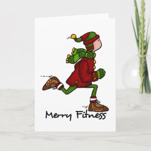 merry fitness holiday card