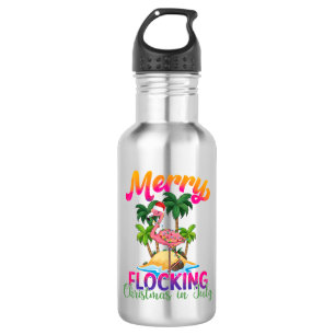 Merry Flocking Christmas Christmas in July 532 Ml Water Bottle