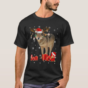 Merry Fluffmas Funny Christmas Cat Santa Cat Lover T-Shirt