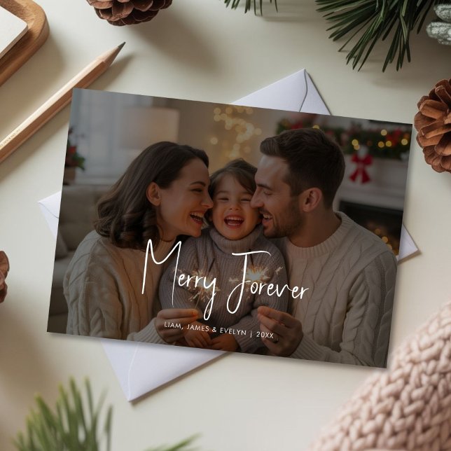 Merry Forever – Heartfelt Family Holiday Card (Creator Uploaded)