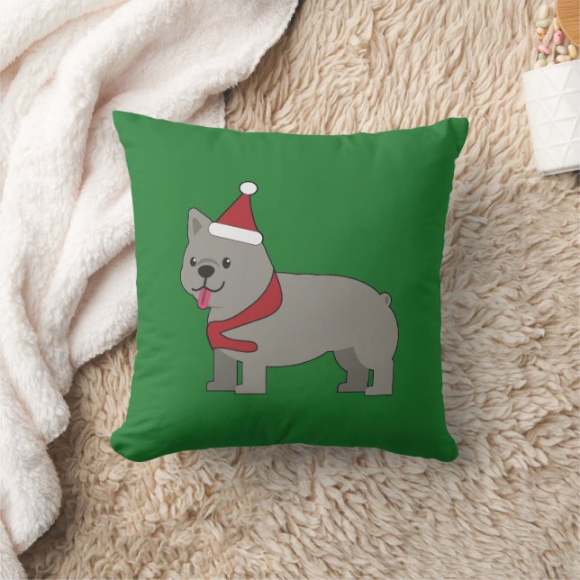 Merry Frenchie Cushion (Blanket)
