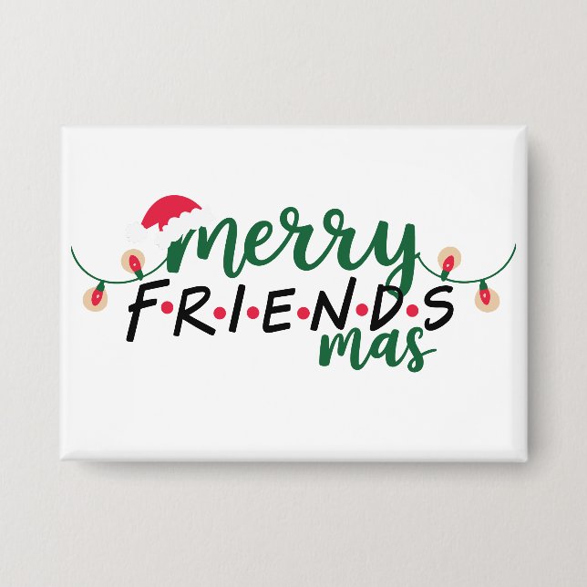 Merry Friendsmas Friends Christmas Santa Hat (Front)
