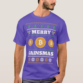 Merry Gainsmas Bitcoin Ugly Christmas Sweater