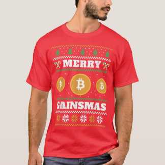 Merry Gainsmas Bitcoin Ugly Christmas Sweater 