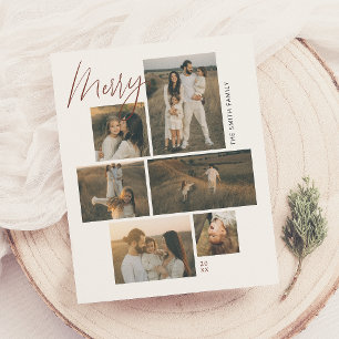 Merry   Gallery Wall 6 Photo Christmas Budget