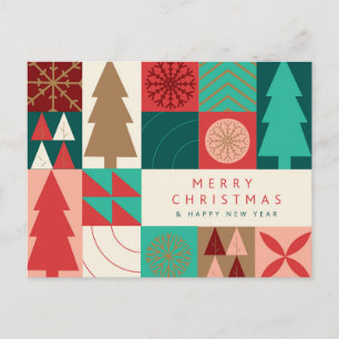 Merry Geometric Christmas - Modern Holiday