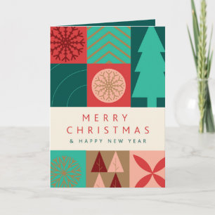 Merry Geometric Christmas - Modern Holiday