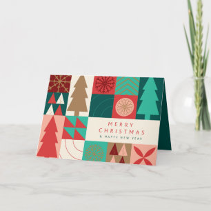 Merry Geometric Christmas - Modern Holiday