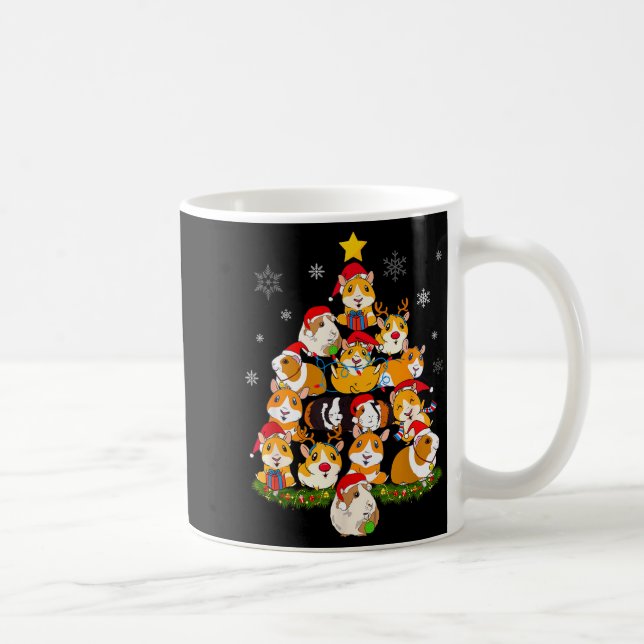 Merry Gmas 2024 Funny Christmas Tree Xmas Light Gu Coffee Mug (Right)