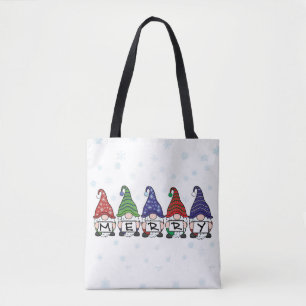Merry Gnomes  Tote Bag