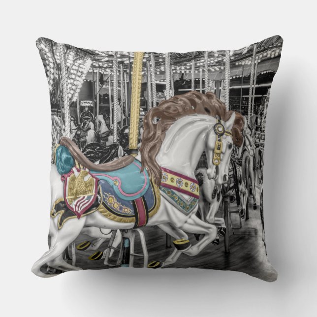 Merry Go Round Carousel Cushion (Front)