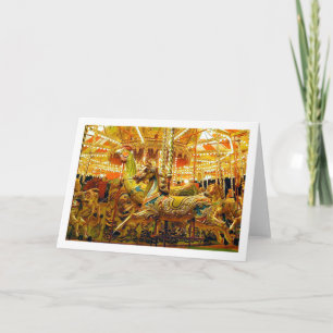 Merry-go-round / Carousel Holiday Card