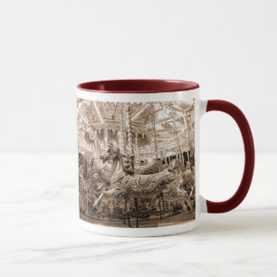 Merry-go-round / Carousel - Sepia Mug