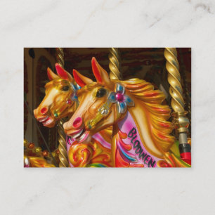 Merry-go-round Horses Business Card