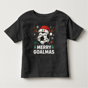 Merry Goalmas Italy - Funny Soccer Christmas Toddler T-Shirt