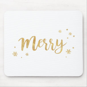 Merry (Gold) Mouse Pad