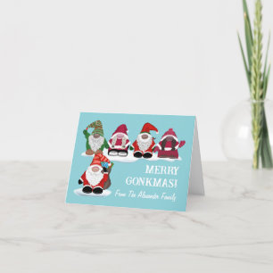 Merry Gonkmas! Christmas design for gonk lovers! Thank You Card