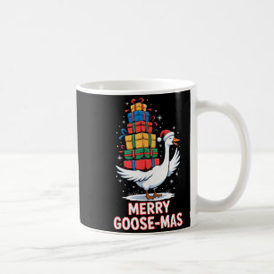 Merry Goose-mas With Xmas Funny Christmas Goose Coffee Mug