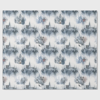 Merry Gothic Christmas Wrapping Paper