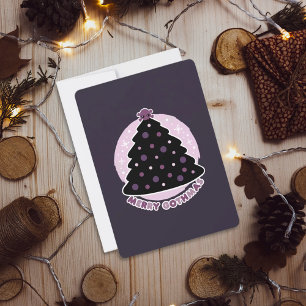 Merry Gothmas Purple Holiday Card