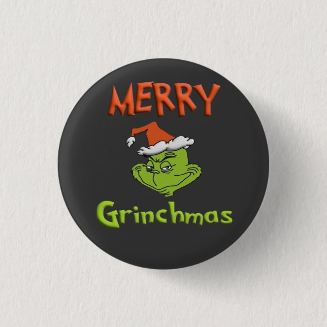 Merry Grinchmas  3 Cm Round Badge (Front)