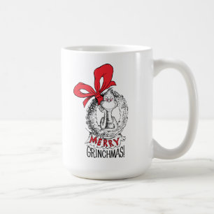 Merry Grinchmas Wreath Coffee Mug